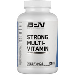 BARE PERFORMANCE NUTRITION BPN Strong Multi-Vitamin bottle label