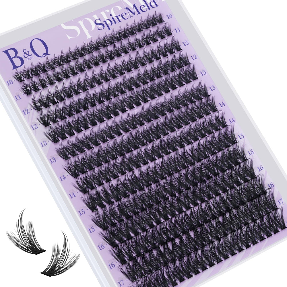 B&Qaugen SpireMeld manga lash clusters refill for dramatic eyes