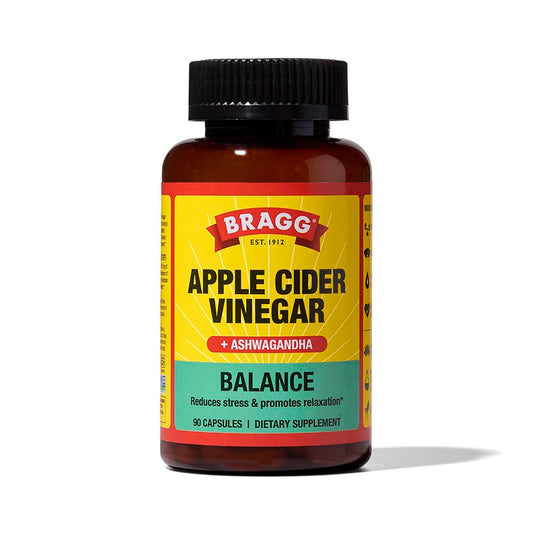Bragg Daily Balance ACV Capsules 90 pills product hero shot