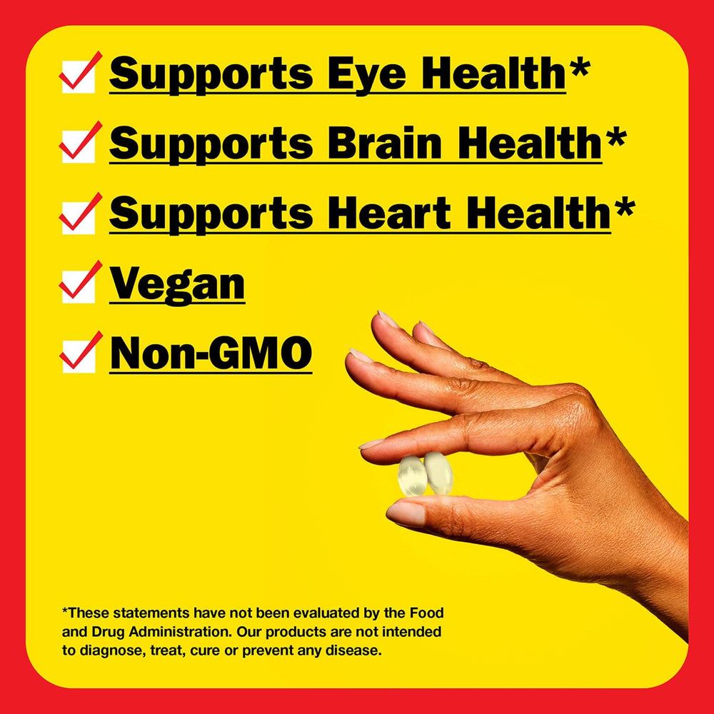 Graphic representing brain and eye health benefits of DHA and EPA