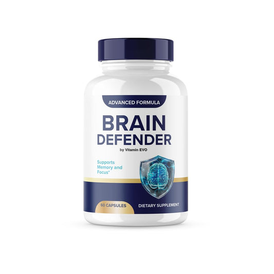 Brain Defender Capsules bottle close-up