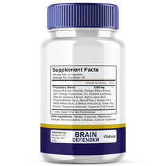 Brain Defender Cognitive Health capsules for daily use