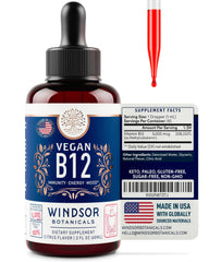 Brain health support from B12 liquid drops