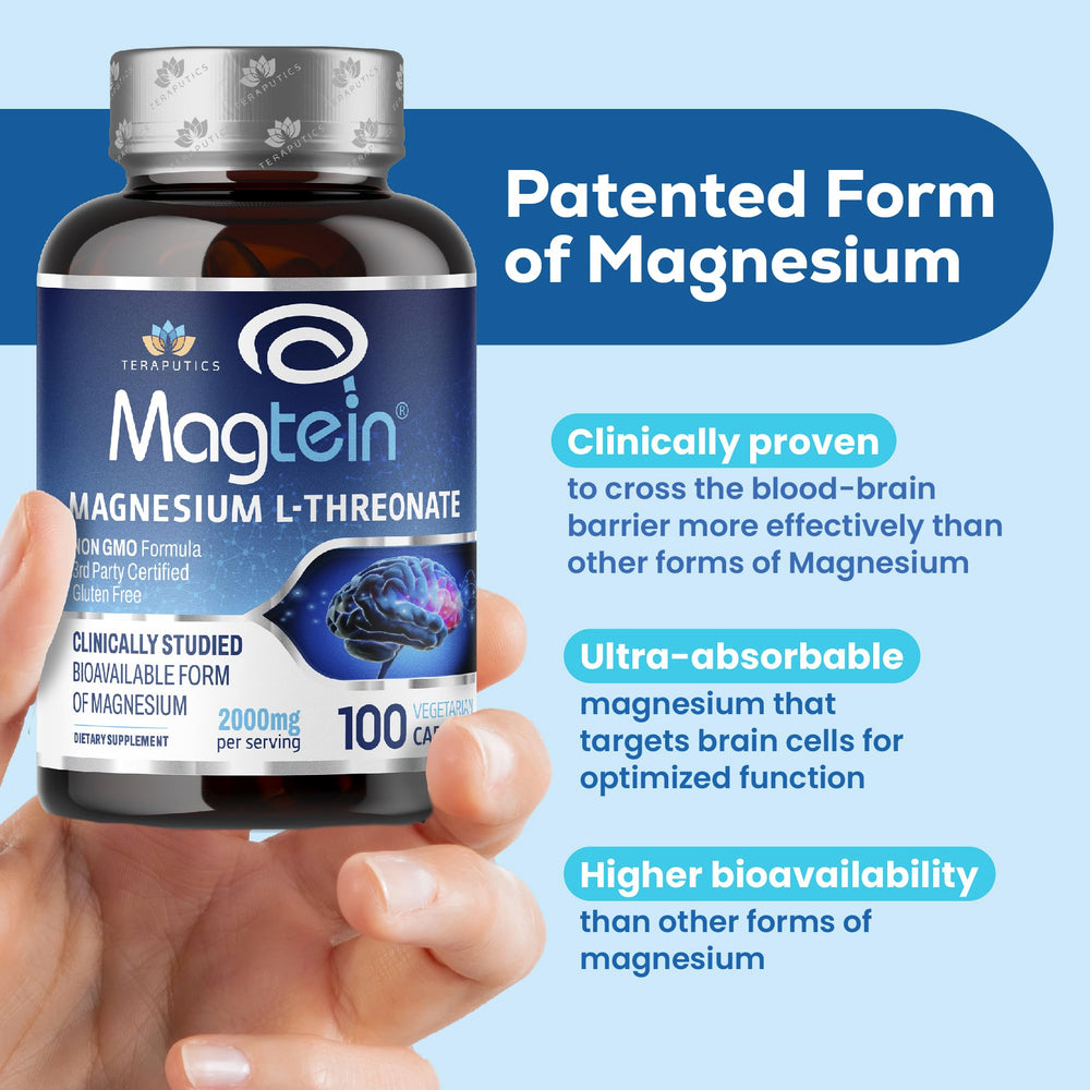 Illustration showing brain health and magnesium impact