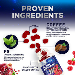 Phosphatidylserine gummies in brain health supplement