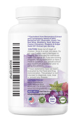 Brain health support with resveratrol and antioxidants
