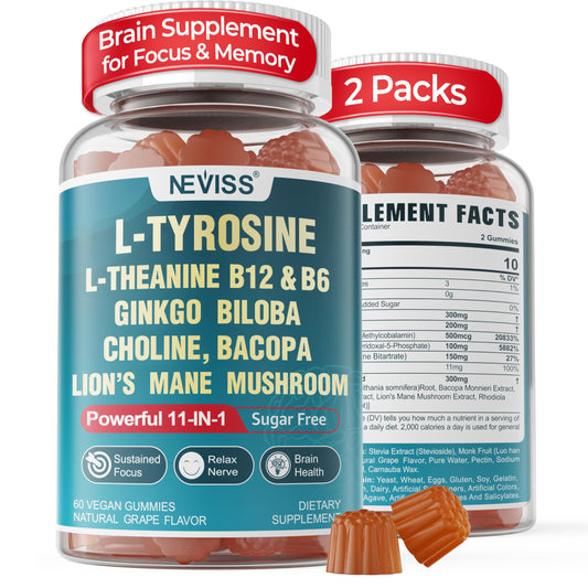 Neviss Brain Focus Gummies front view