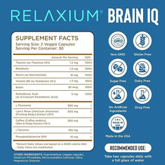 Close-up of BrainIQ ingredients: Lion's Mane, L-threonine, coffee extract