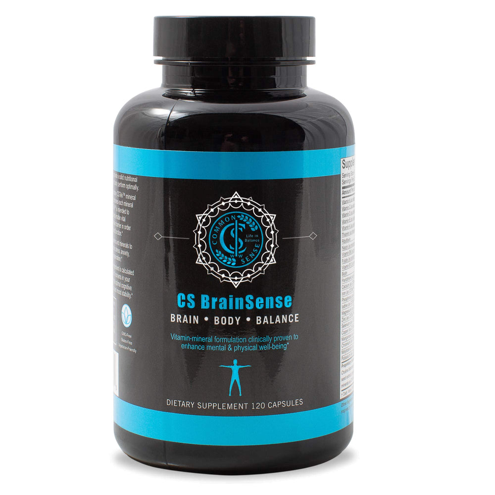 BrainSense Mood Stabilizer bottle with 120 capsules