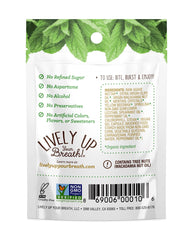 Breath freshener packaging with bottle and packets