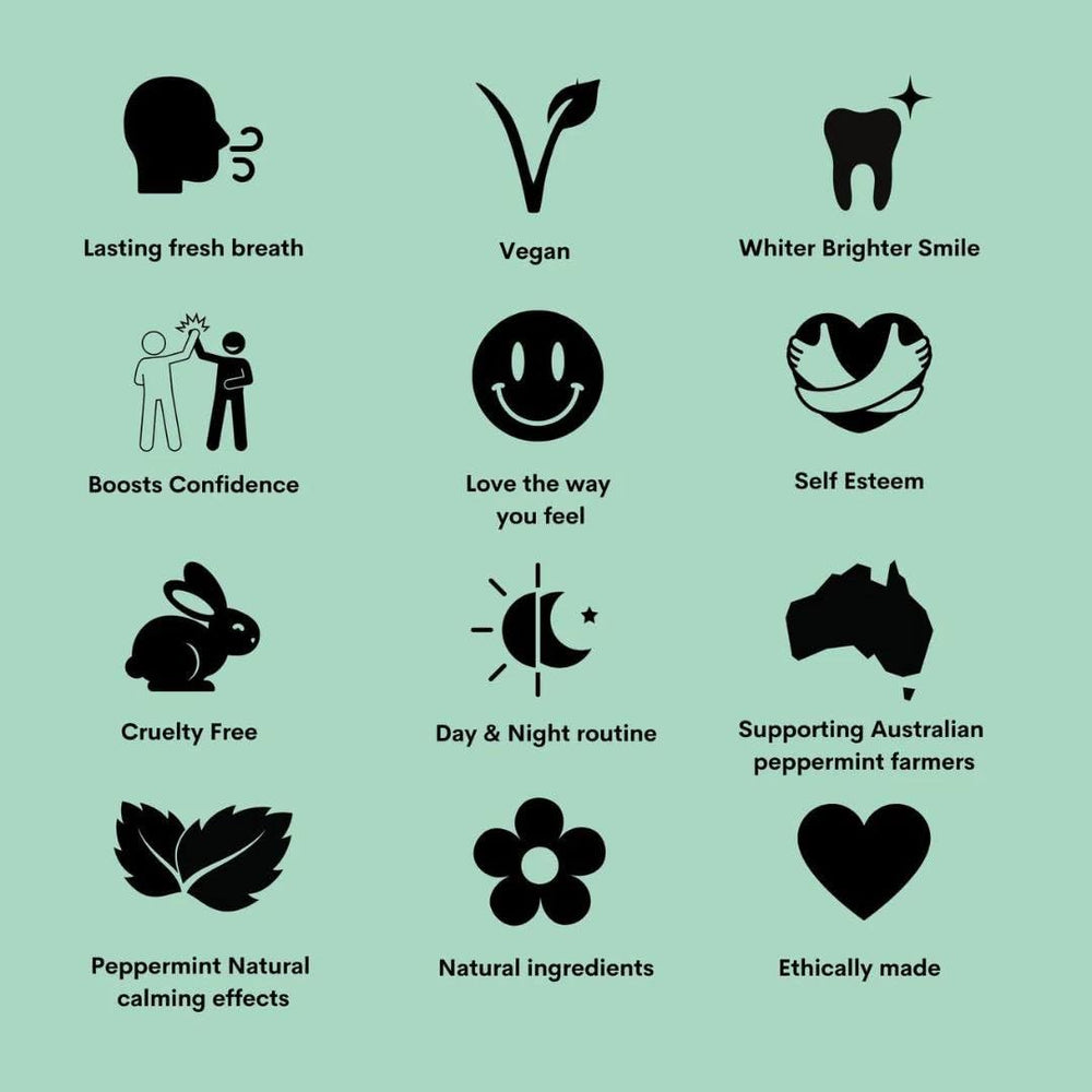 Australian Breath Pearls product packaging and label