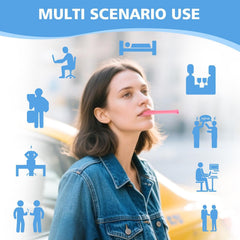 Reusable food-grade silicone breath stick design