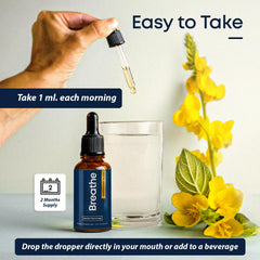 Dosing and instructions for BREATHE drops