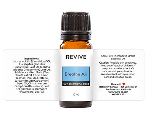 Diffuser filled with Breathe Air essential oil blend