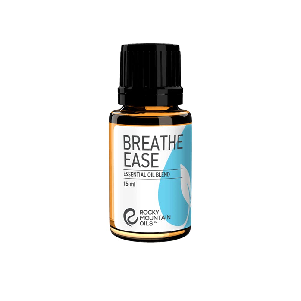 Breathe Ease essential oil blend bottle with 15ml
