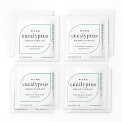 Breatherapy eucalyptus aroma patch with foil removal ready to diffuse scent