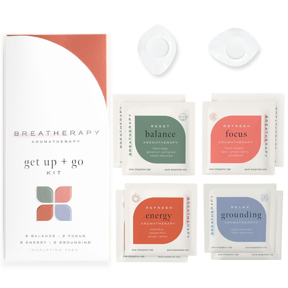 Breatherapy Get Up + Go Kit packaging