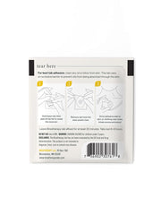 Breatherapy Happiness Patch closeup label highlights pure essential oils