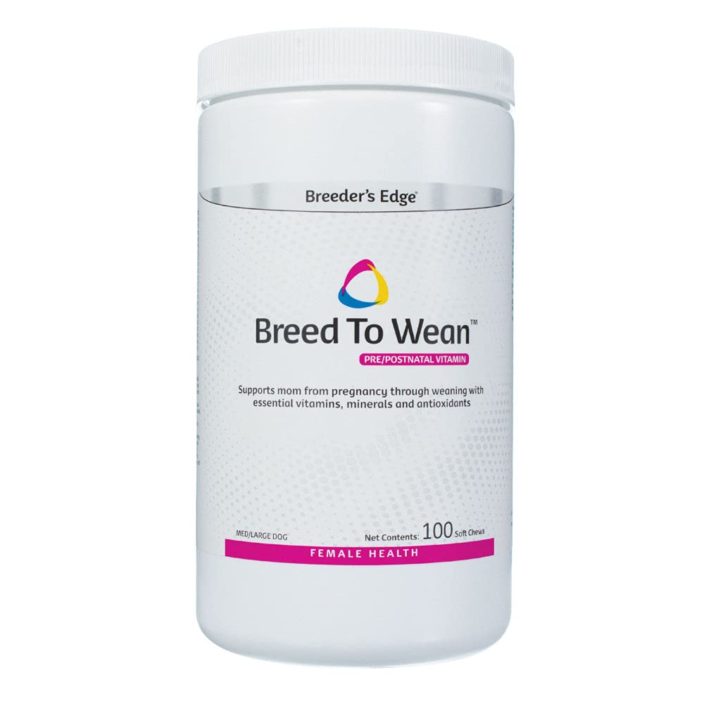 Breeder’s Edge Breed to Wean bottle and packaging for dogs and cats