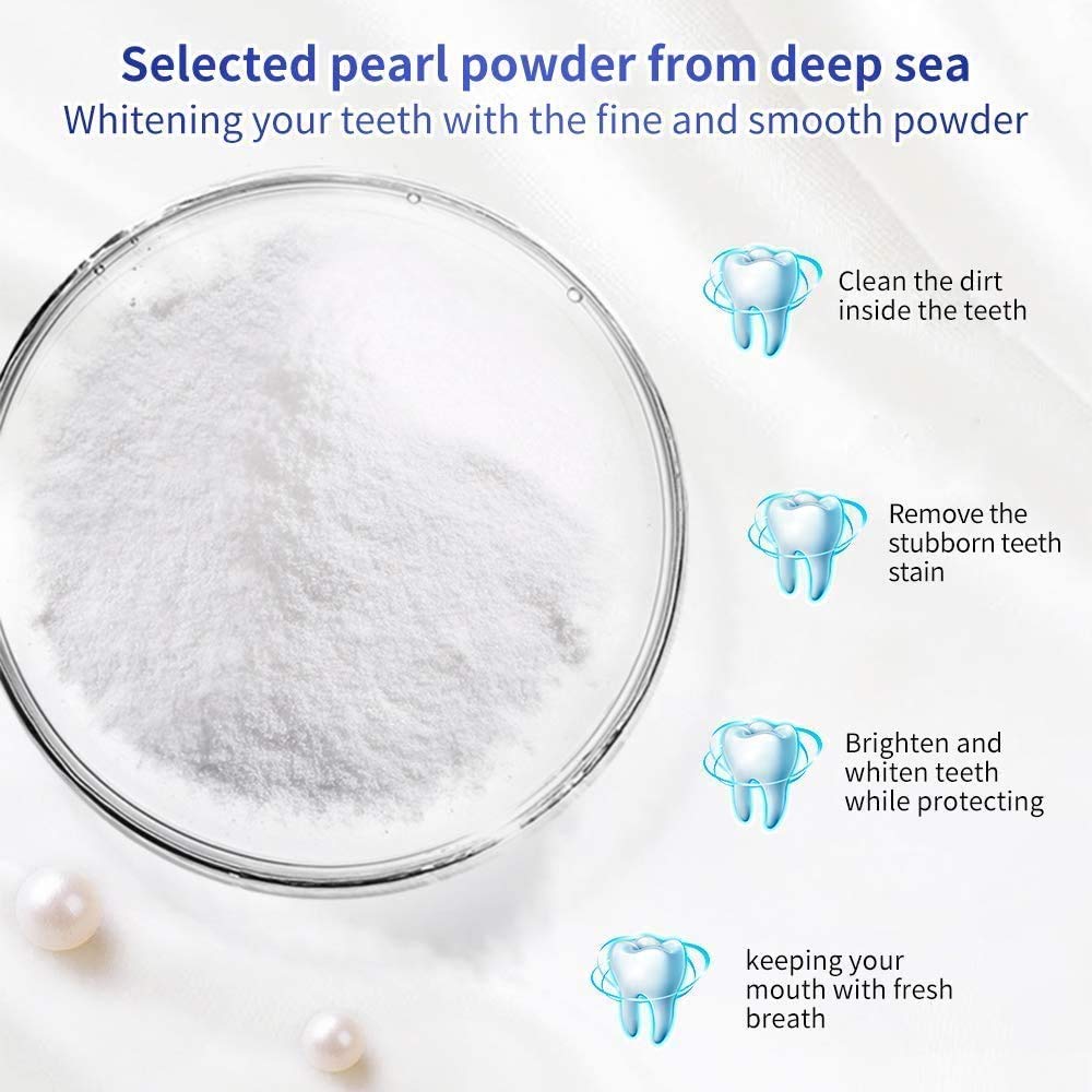 Breylee Teeth Whitening Powder jar side view