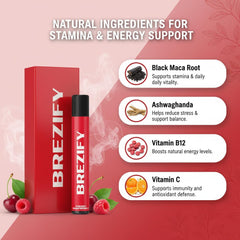 Stamina Boost cherry-berry blend close-up from Zen Harmony Set