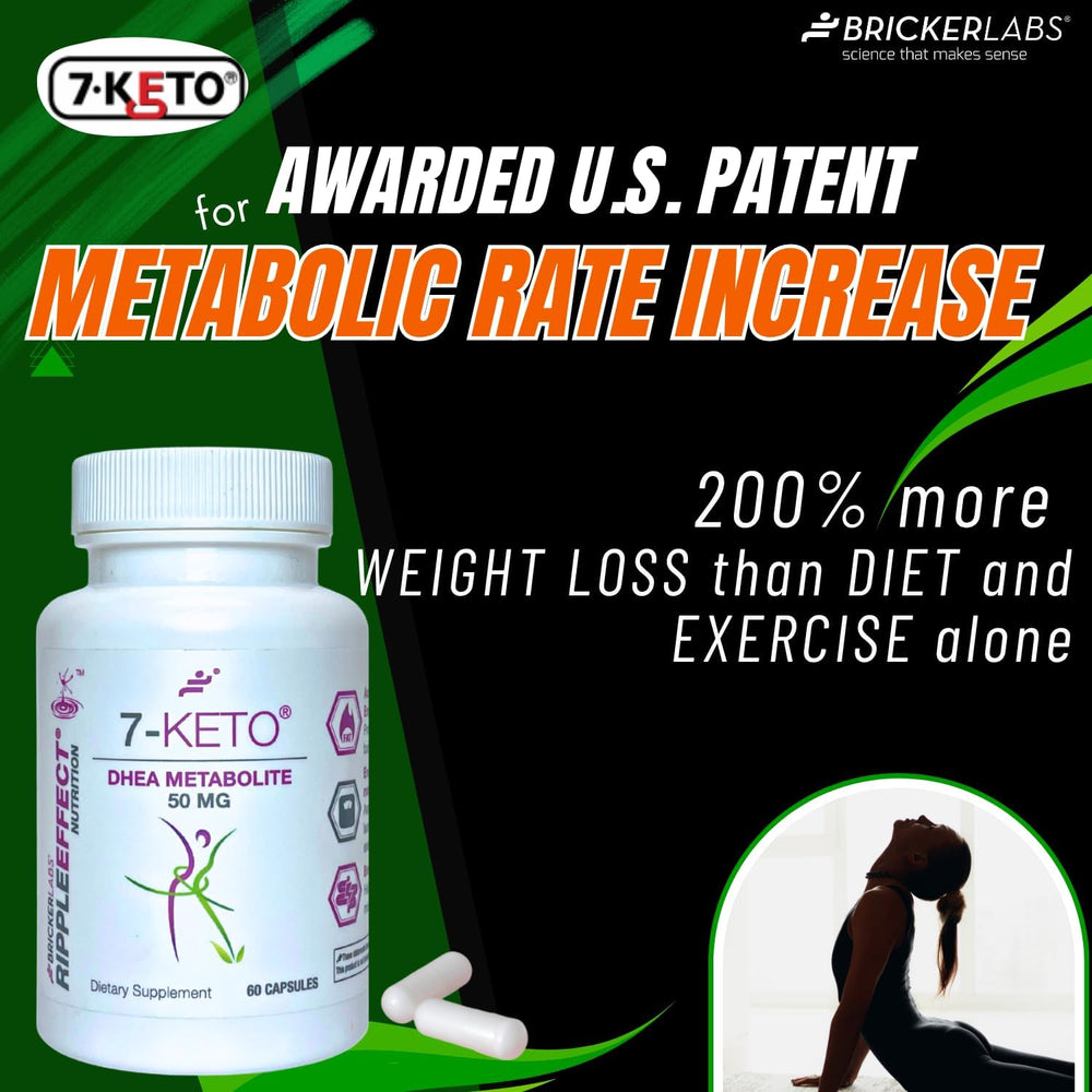 Nutrition facts and label details for 7-Keto DHEA metabolite