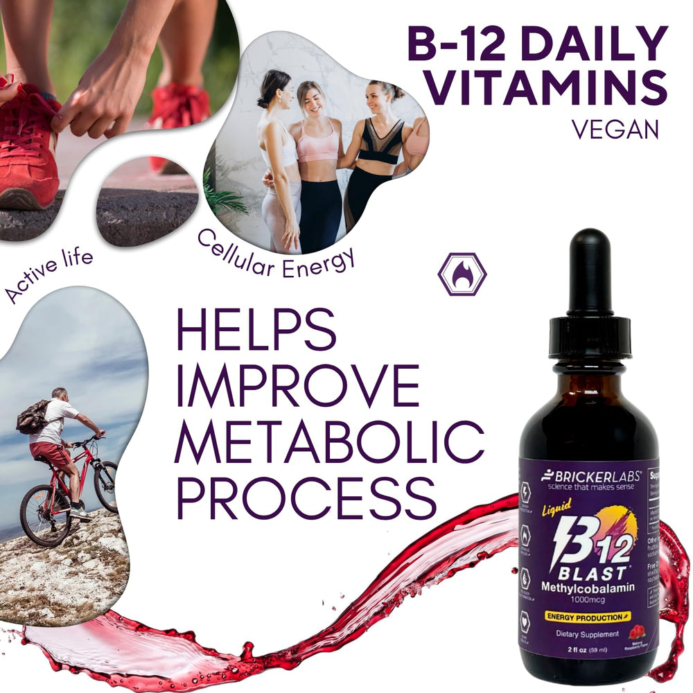 B12 Blast methylcobalamin ingredients panel