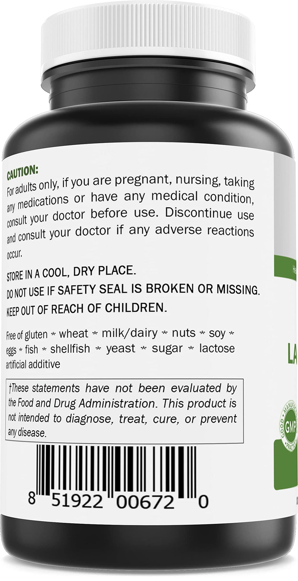 Made in USA Brieofood lactase pills manufactured under GMP standards