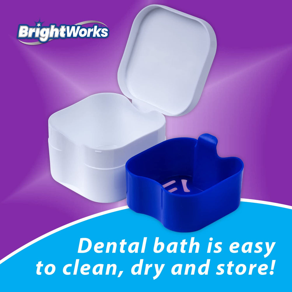 Easy to clean, dry, and store dental bath