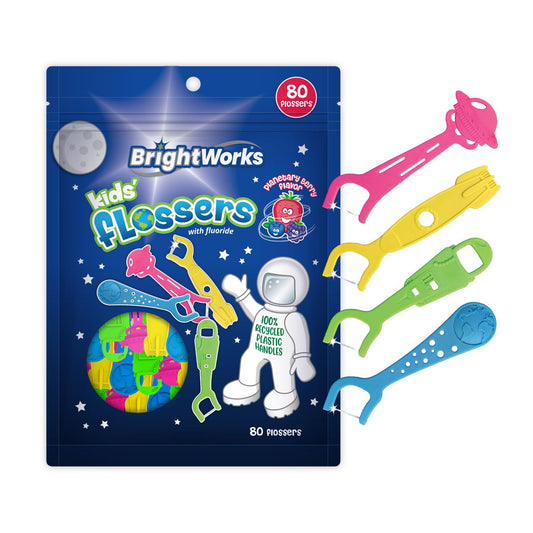 BrightWorks Space Flossers with astronaut design