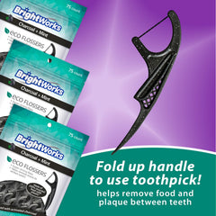 Floss with micro-crystal technology for whitening