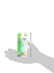 Newborn gum care essential in clear silicone finger brush