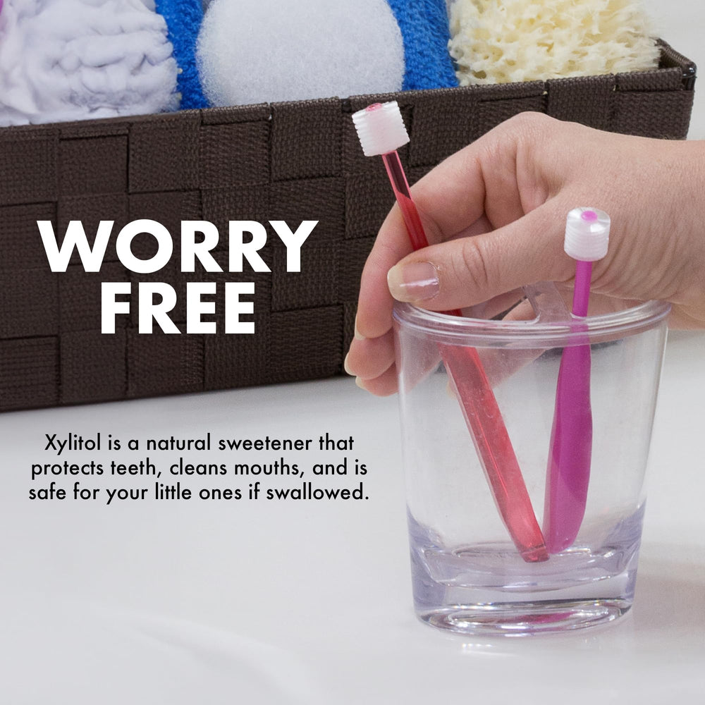 Natural, fluoride-free toothpaste gel with safe ingredients