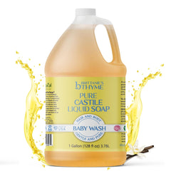 Brittanie's Pure Organic Castile Soap 1-Gallon Baby Refill bottle