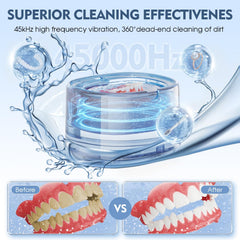 BRNMLD Ultrasonic Retainer Cleaner packaging and contents