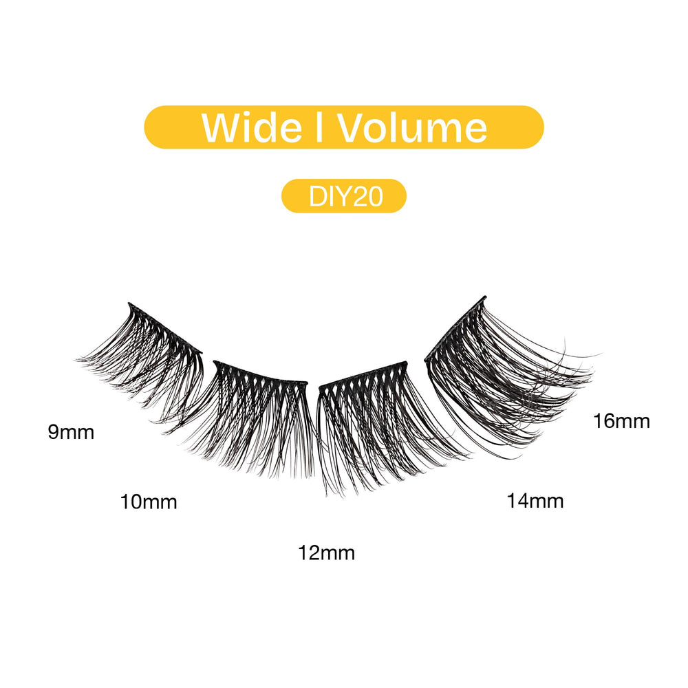 Broadway Eyes Natural-to-dramatic options shown for versatile looks