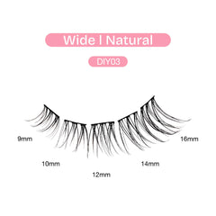 Broadway Eyes natural wispy look enhances everyday makeup routines.