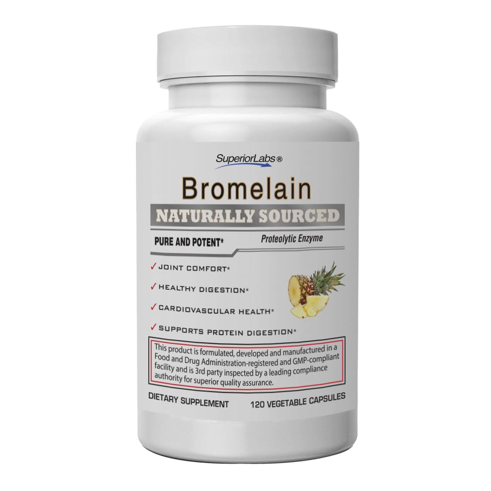 Bromelain 500mg 120-vegan-caps bottle