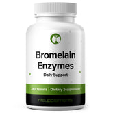 Bromelain supplement bottle with 240 tablets