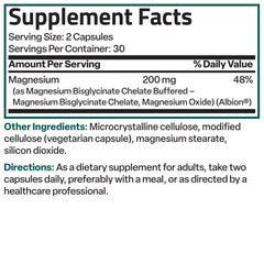 Container of 60 vegetarian capsules