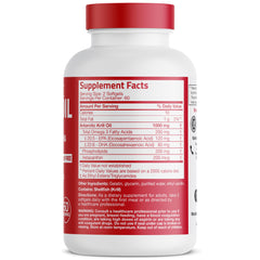 Two softgels representing a 1000 mg serving