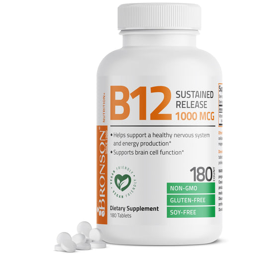 Bronson B12 1000 mcg sustained-release tablets