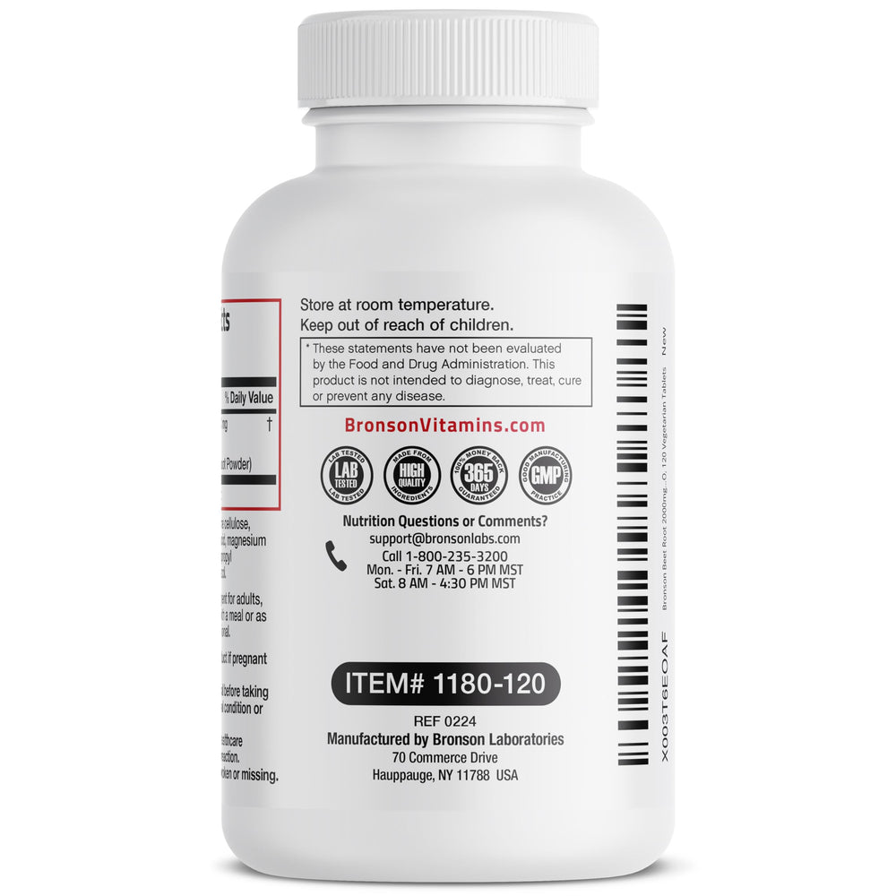 Trusted since 1960 Bronson Vitamins badge