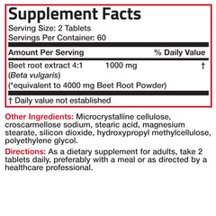 Bronson Beet Root 120 vegetarian tablets