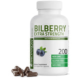 Bronson Bilberry Extra Strength bottle and label