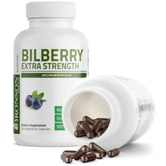 Eye health and vision support with bilberry