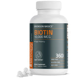 Bronson Biotin 10,000mcg bottle front