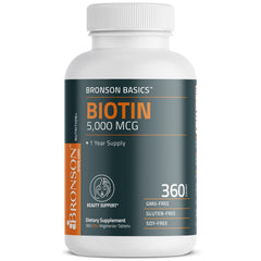 Bronson Biotin manufactured in Hauppauge, New York facility