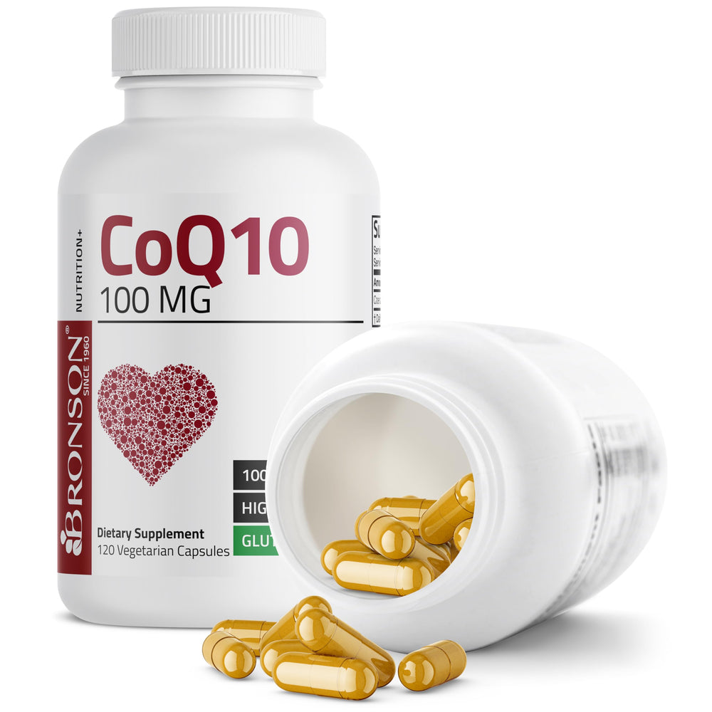 Bronson CoQ10 packaging showing 120 count