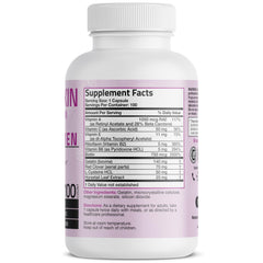 Close-up of Bronson label reading Biotin Hair Skin Nails